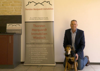 Thorsten Marquardt mit Hund