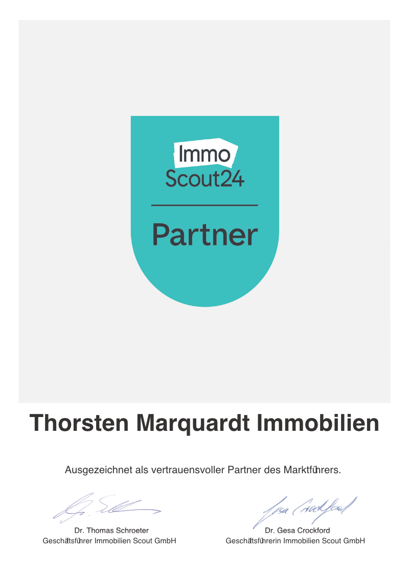 Urkunde ImmoScout24